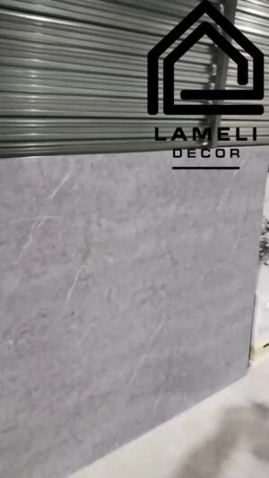 SPC  панель LameliDecor 1200*2800*3мм  мрамор глянец серый SPCM1022