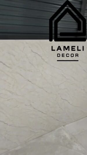 Гибкий мрамор SPC LameliDecor бежевый мрамор глянец SPCM1023 2 мм