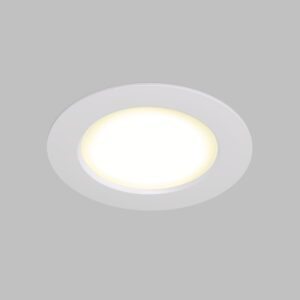 DK3046-WH Встраиваемый светильник, IP 20, 5Вт, LED, белый, пластик