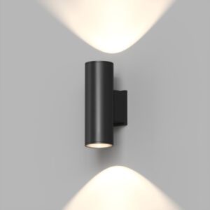 DK9821-BK Настенный уличный светильник BORG, IP65, 18 Вт, 3000К, черный, алюминий