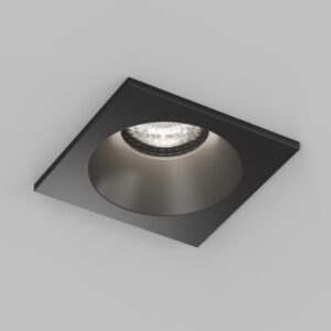 DK2131-BK Встраиваемый влагозащищённый светильник COVE, IP44, до 15 Вт LED, GU10, алюминий, чёрный
