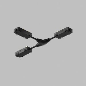 TR2115-BK Гибкий Т-образный, электрический коннектор трека SMART, черный