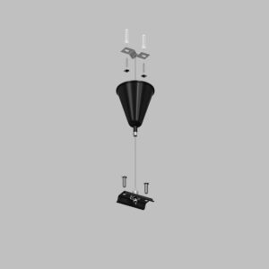 TR1105-BK Подвесная система для треков, 1,5 м, черный